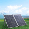 Portable 30-200W Monocrystalline Solar Panels Controller Home/Caravan/RV/Camper