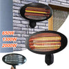 2000W Patio Heaters Electric Wall Mounted Outdoor Garden Warmer Portable UK