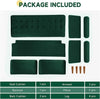 Modern Vesgantti 2 3 Seater Sofa 176cm with 2 Bolster Pillows & Wooden Legs New