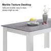 Rectangular Kitchen Dining Table Wooden Table 4-6 Seats Family Party Table White
