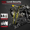 680KG Motorcycle Lift Jack Hydraulic Motorcycle Hoist-Black