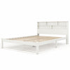 3FT 4FT6 Single Double Wooden Bed Pine Wood Bed Frame with Drawer and Shelves