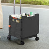 Folding Shopping Trolley Box 55L Camping Picnic Boot Cart Storage Stair Climbing