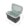 45L Large Portable Electric Car Fridge Camping Travel Cooler Cool Box Warm Box