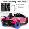 Toddlers 12V Ride On Toy Car Electric Vehicles with Remote Control-Pink