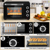 21L Mini Oven w/ Adjustable Temperature Timer Toaster Pizza Tabletop Oven 1280W