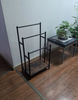 Towel Rack Towel Rail Freestanding Towel Holder Drying Stand with 3 Towel Rails