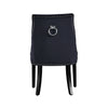 Velvet Dining Chair with Door Knocker Ring Windsor Dressing Room Chair 1/2/4/6