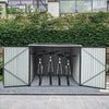 Panana Garden Storage Shed Bike Metal Pent Tool Shed House Can Put Bicycles