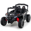 12V Electric UTV Truck Kids Ride On Car 3 Speeds LED Lights Black