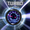 52mm Turbo Boost Pressure Pointer Gauge Meter Smoked Dials 30Psi Pob LED