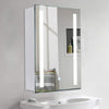 Bathroom Mirror with Shaver Socket Demister LED Illuminated Lights Touch Control