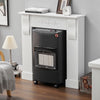New 4.2kw Portable Heater Standing Heating Cabinet Butane Gas Heaters on Castors