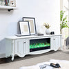 180CM Fireplace TV Stand Cabinet Fire Logs Heater 7 Flame Color with WIFi