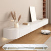 220cm Floating TV Stand Wall Mounted TV Shelves TV Media Console White Marble