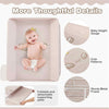 Foldable Baby Changing Table w/3 Position Adjustable Level