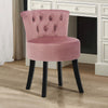 Velvet Upholstery Dressing Table Stool Side Chair Makeup Bedroom Rest Chair uk