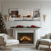 Rectangle Wall Full Length Mirror Crushed Diamond Crystal Bevelled Full Body