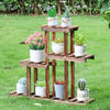 4/6 Tier Flower Plant Stand Pot Shelf Display Tabletop Ladder Garden Rack
