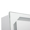 LED Mirror Bathroom Cabinet With Shaver Socket Bluetooth Demister Sensor Light