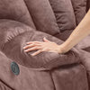 Electric Power Lift Riser Massage & Heated Recliner Chair Armchair Sofa Brown