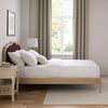 Dusk Versailles Plum Velvet & Natural Wood Effect King Size Bed Frame RRP £699