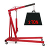 2 Ton Workshop Lift Engine Crane Hoist Pulley Trolley Warehouse Lifting Tools uk