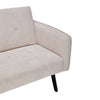 Sofa Bed Chenille Fabric w Cup Holders 3 Seater Click Clack Living Room Recliner