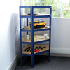 Garage Racking 5 Tier Shelving Units Boltless Heavy Duty Corner Shelf Adjustable
