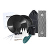 Gold Panning Kit With Sluice Box 12" Aluminum Gold Mining Equipment 16 PCS