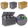 Outdoor Wooden Wheelie Bin Store Garden Cupboard Shed Dustbin Storage Cover Unit