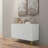 Large 3 Door Sideboard Storage Cabinet Cupboard Adjustable Shelves Living Room