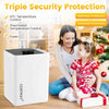 COSTWAY 23L Large Towel Warmer Bucket Home Towel Warmer w/0-90Min Timer-White