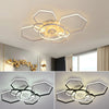 LED Ceiling Fan with LED Light Adjustable Wind Speed Remote Low Profile 40x7inch