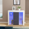 High Gloss Door Sideboard Buffet Cabinet Cupboard TV Unit Stand with LED Light