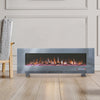 Electric 50/60/72" Insert/Wall Mounted LED Fireplace Inset Into Fire Freestand