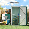 Outdoor Storage Shed w/ Lockable Door for Garden, Green