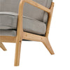 Velvet/Linen Armchair Wooden Retro Accent Tub Chair Occasional Chair Lounge Seat