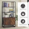 Storage Cabinet w/ 3 Open Shelves Cupboard Tall Organizer for Livingroom Bedroom