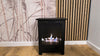 Bio ethanol fireplace freestanding fire stove FULL GLASS