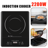 2200W Electric Induction Hob Hot Plate Cooker Single Portable Table Top Hob UK