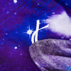 3D Galaxy Duvet Cover with Pillow Cases Universe Bedding Set Single Double King