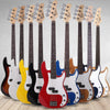 Glarry Electric GP Bass Guitar 4 String Set with Bag Strap Cable Full Kit NEW