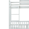 Bunk Beds Kids Children High Sleeper Single 3ft Bed Frame Solid Pine Wood White