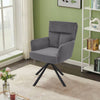 Modern 180° Swivel Accent Chair Ergonomic Leisure Armchair Padded Lounge Seat