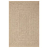 Indoor and Rug in Natural Jute - Soft, Material with Resistance, H4V7