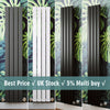 Vertical Radiator Anthracite White Black Flat Panel Modern Tall Rads Double 1600