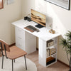120cm Computer Desk Writing PC Table Workstation Laptop w/ 3 Shelf & Drawers