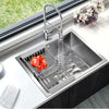 Large Super Deep Single Bowl Square Stainless Steel Kitchen Sink Undermount Wpbz