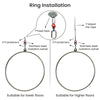 Single Point Aerial Hoop Lyra Ring for Aerial Yoga, Circus Acrobatics